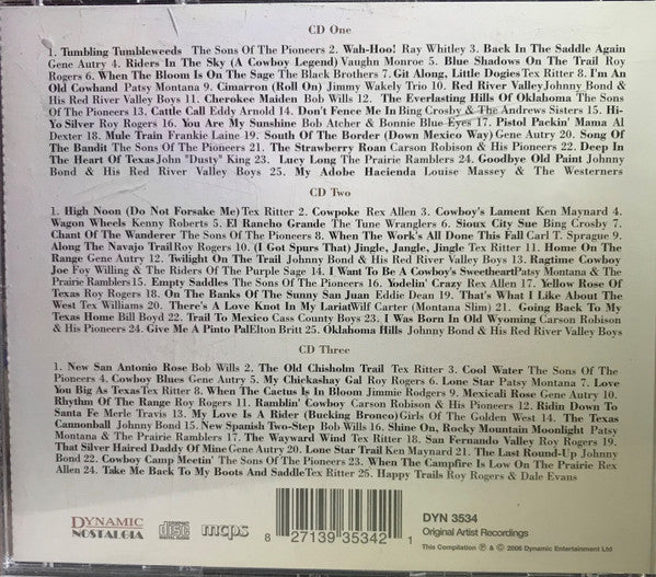 Various : Songs Of The Golden West (3xCD, Comp)