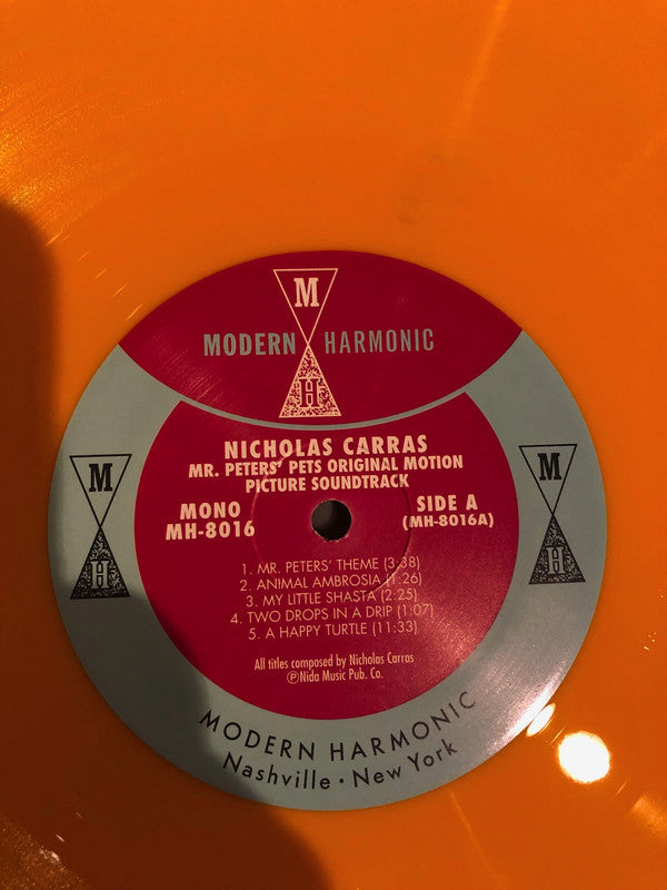 Nicholas Carras : Mr. Peters' Pets Original Motion Picture Soundtrack (LP, Mono, Ora + DVD-V, NTSC, Mov)