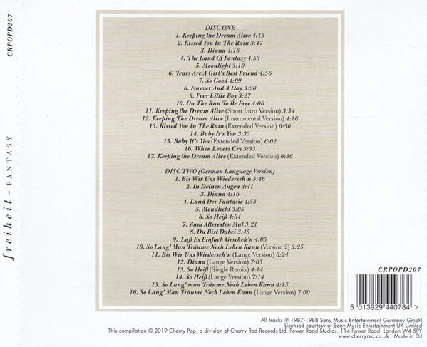 Freiheit* : Fantasy (2xCD, Album, RE, Exp)