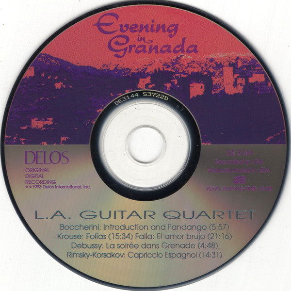 Los Angeles Guitar Quartet : Evening In Granada (CD, Album)