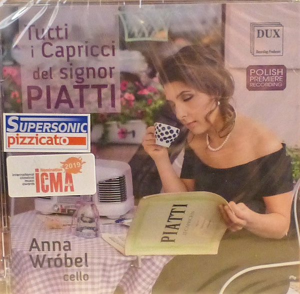 Carlo Alfredo Piatti, Anna Wróbel : Tutti I Capricci Del Signor Piatti (CD, Album)