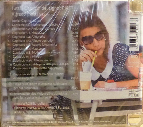 Carlo Alfredo Piatti, Anna Wróbel : Tutti I Capricci Del Signor Piatti (CD, Album)