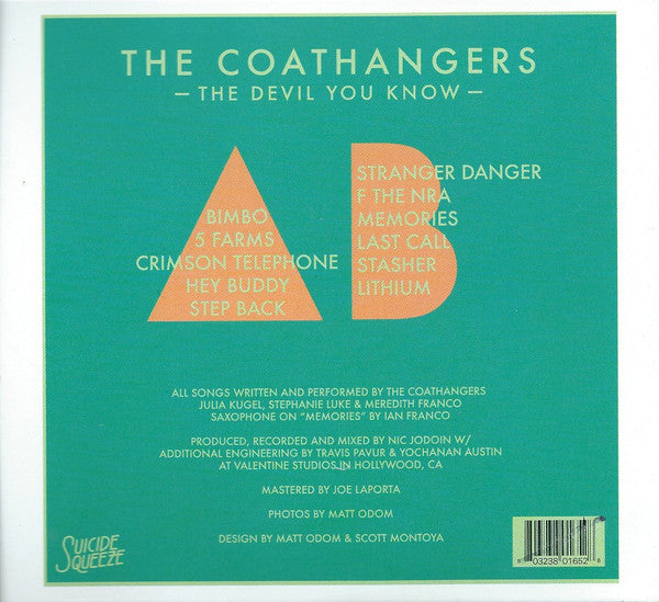 The Coathangers : The Devil You Know (CD, Album)