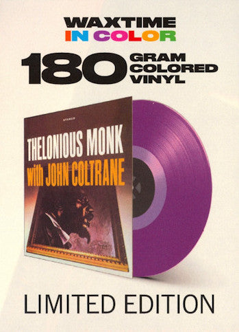 Thelonious Monk With John Coltrane : Thelonious Monk With John Coltrane (LP, Album, Ltd, RE, RM, 180)