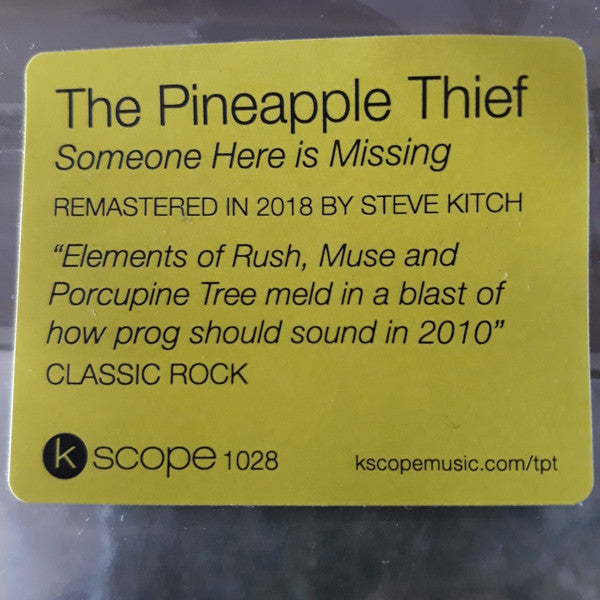 The Pineapple Thief : Someone Here Is Missing (LP, Album, RM, RP)