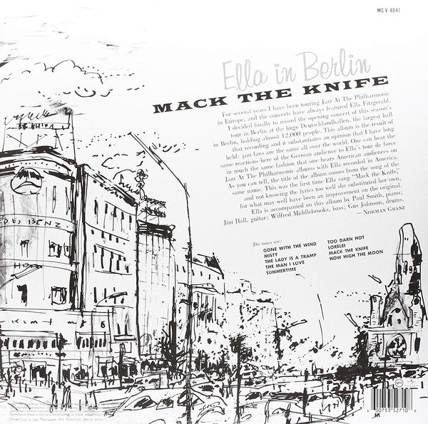 Ella Fitzgerald : Mack The Knife - Ella In Berlin (LP, Album, RE)