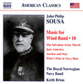 John Philip Sousa, Kongelige Norske Marines Musikkorps, Keith Brion : Music For Wind Band • 10 (CD, Album)