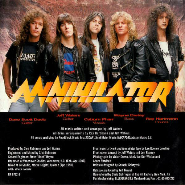 Annihilator (2) : Never, Neverland (CD, RE, RM)