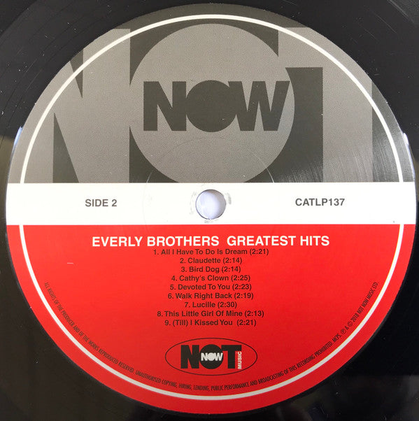 Everly Brothers : Everly Brothers Greatest Hits (LP, Comp, 180)