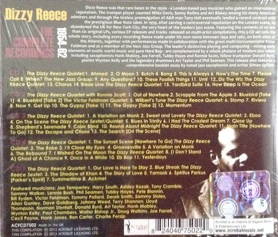 Dizzy Reece : The Complete Recordings 1954-62 (5xCDr, Comp, RM)