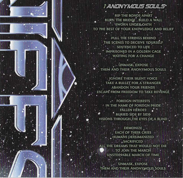 Manifestic : Anonymous Souls  (CD, Album)