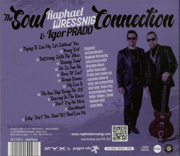Raphael Wressnig & Igor Prado : The Soul Connection (CD, Album)