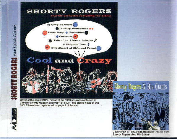 Shorty Rogers : Four Classic Albums (2xCD, Comp)