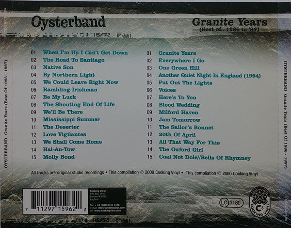 Oysterband : Granite Years (Best Of... 1986 To '97) (2xCD, Comp)