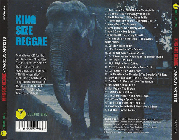 Various : King Size Reggae (CD, Comp, RE)