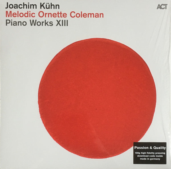 Joachim Kühn : Melodic Ornette Coleman - Piano Works XIII (LP, Album, 180)