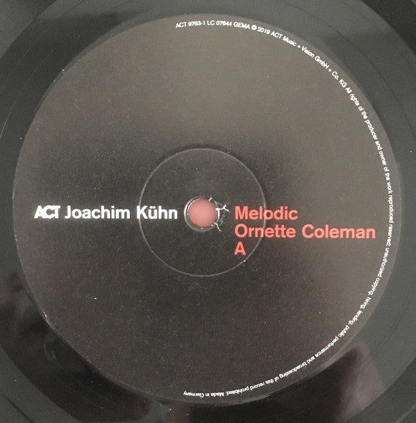 Joachim Kühn : Melodic Ornette Coleman - Piano Works XIII (LP, Album, 180)