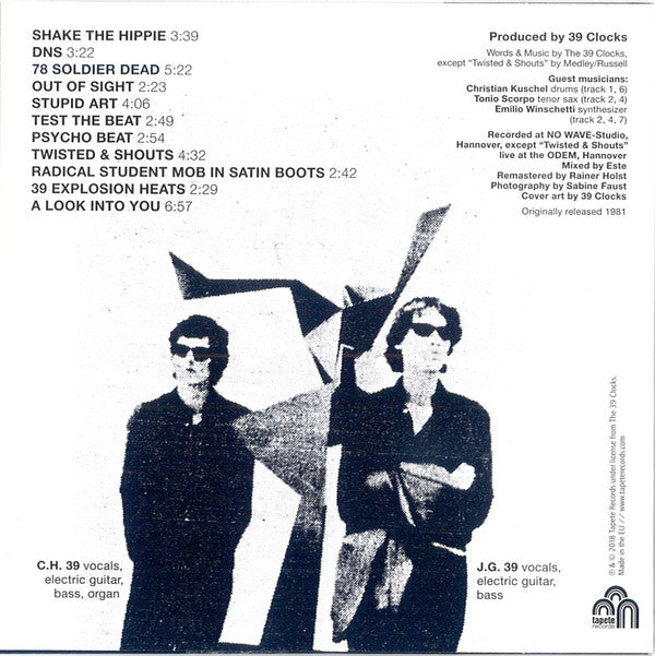 39 Clocks : Next Dimension Transfer (CD, Album, RE + CD, Album, RE + CD + CD, Comp + CD)