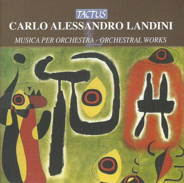 Carlo Alessandro Landini : Musica Per Orchestra - Orchestral Works (CD, RE)