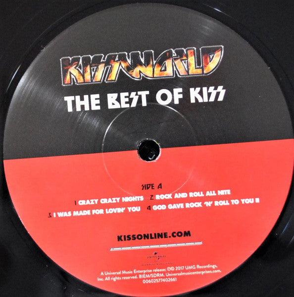 Kiss : Kissworld (The Best Of Kiss) (2xLP, Comp)