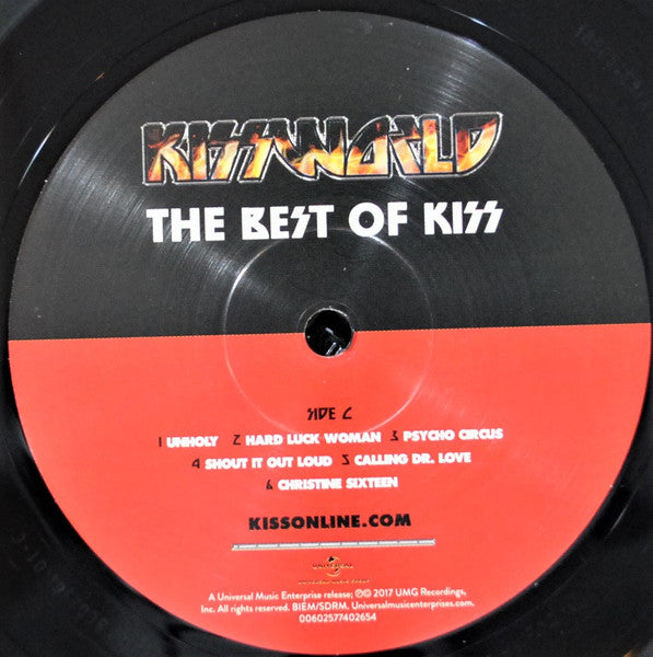 Kiss : Kissworld (The Best Of Kiss) (2xLP, Comp)