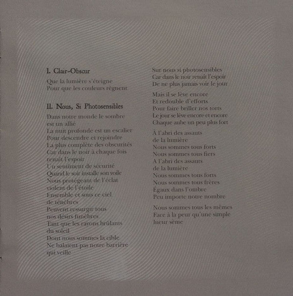 Vesperine : Espérer Sombrer (CD, Album)