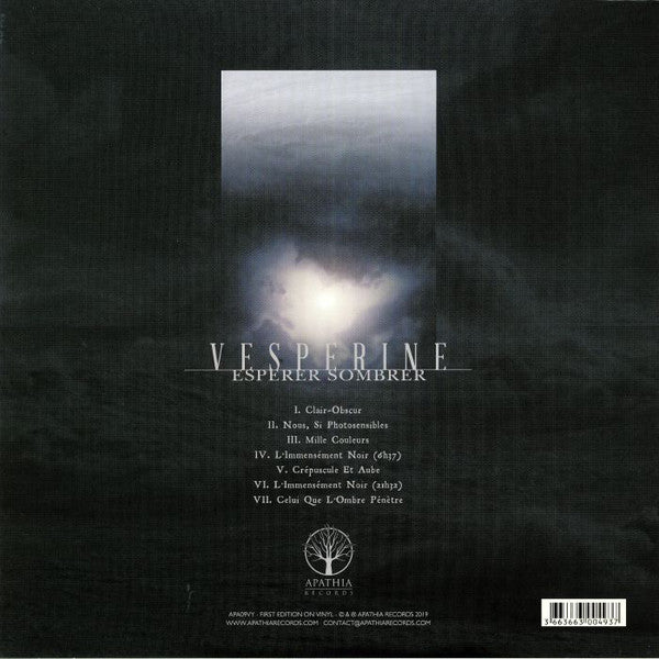 Vesperine : Espérer Sombrer (2xLP, Album)