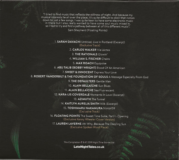 Floating Points : LateNightTales (CD, Comp, Mixed)