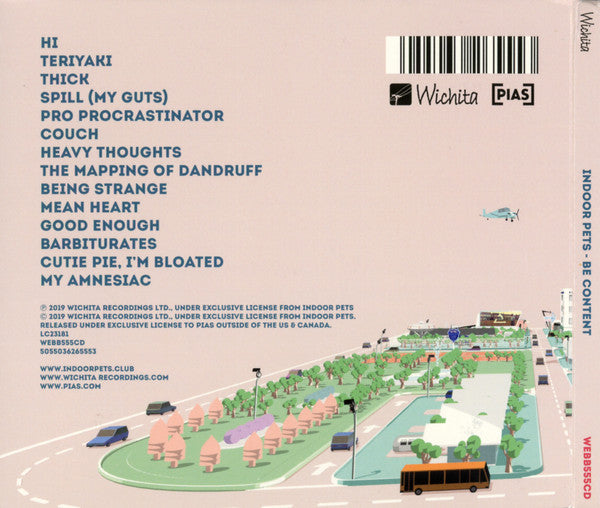 Indoor Pets : Be Content (CD, Album)