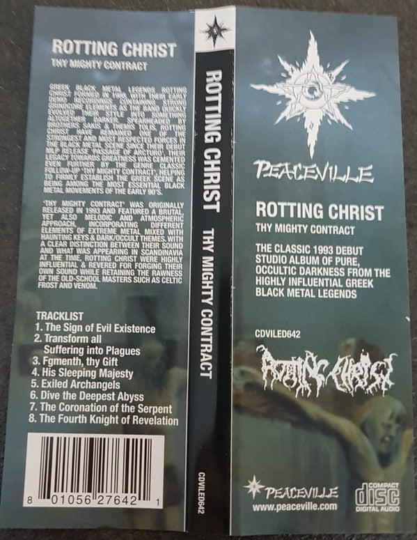 Rotting Christ : Thy Mighty Contract (CD, Album, RE)