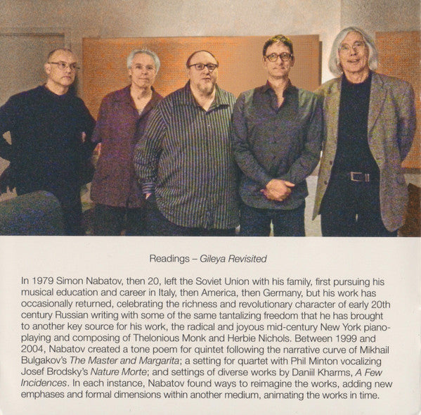 Simon Nabatov : Readings - Gileya Revisited (CD, Album)