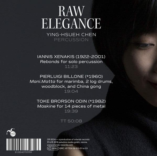 Ying-Hsueh Chen : Raw Elegance (CD, Album)