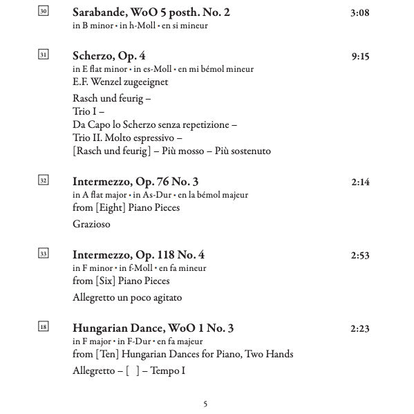 Johannes Brahms, Barry Douglas : Works For Solo Piano, Volume Five (CD, Album)