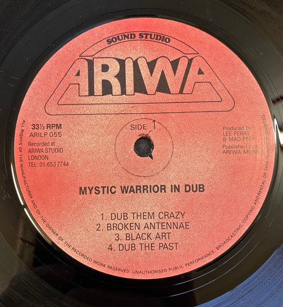 Lee Perry With Mad Professor : Mystic Warrior In Dub (LP, Album, RE)