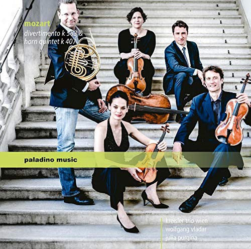 Wolfgang Amadeus Mozart, Kreisler Trio Wien, Wolfgang Vladar, Julia Purgina : Divertimento K 563 & Horn Quintet K 407 (CD, Album)
