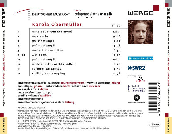 Karola Obermüller : Karola Obermüller (CD, Album)