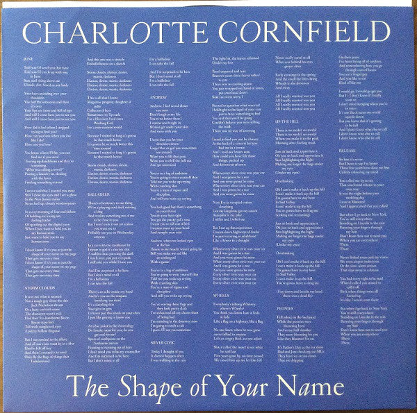 Charlotte Cornfield : The Shape Of Your Name  (LP, Album)