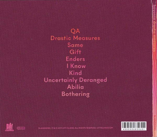 Bayonne : Drastic Measures (CD, Album, Gat)