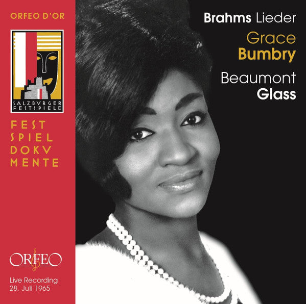 Johannes Brahms, Grace Bumbry, Beaumont Glass : Lieder (CD, Album, Mono, RM)