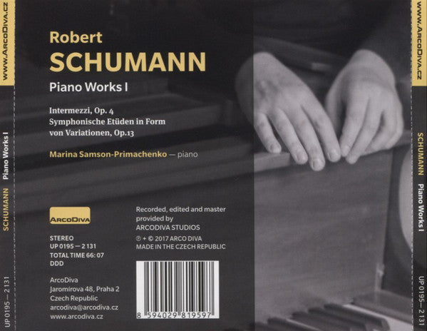 Robert Schumann, Marina Samson-Primachenko : Piano Works I (CD, Album)