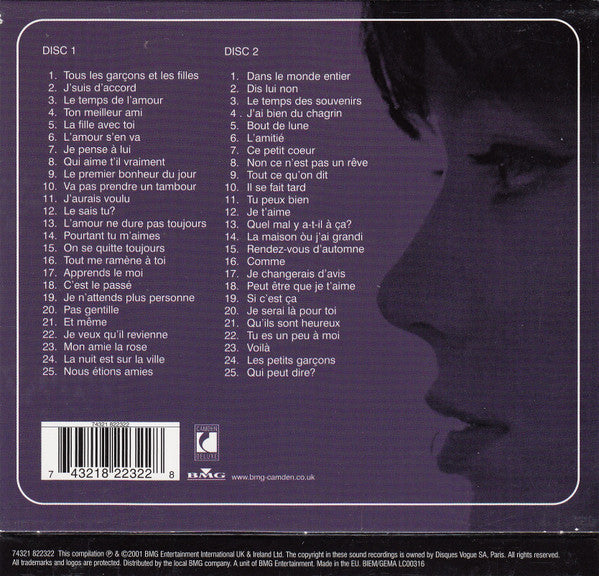 Françoise Hardy : The Vogue Years (2xCD, Comp, RE, O-C)
