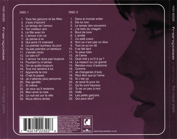 Françoise Hardy : The Vogue Years (2xCD, Comp, RE, O-C)