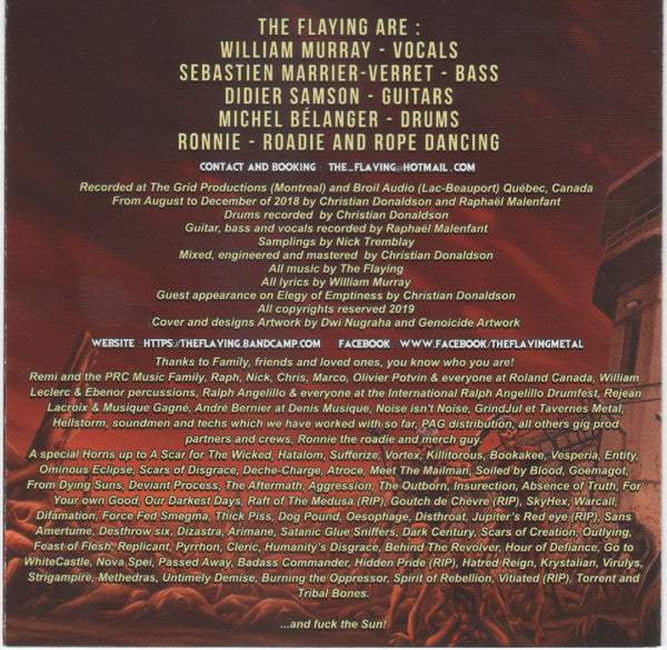 The Flaying : Angry, Undead (CD, Album)