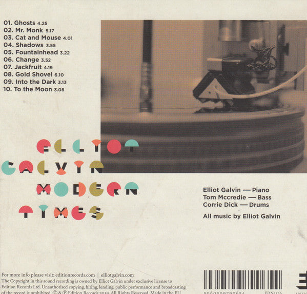 Elliot Galvin : Modern Times  (CD, Album)