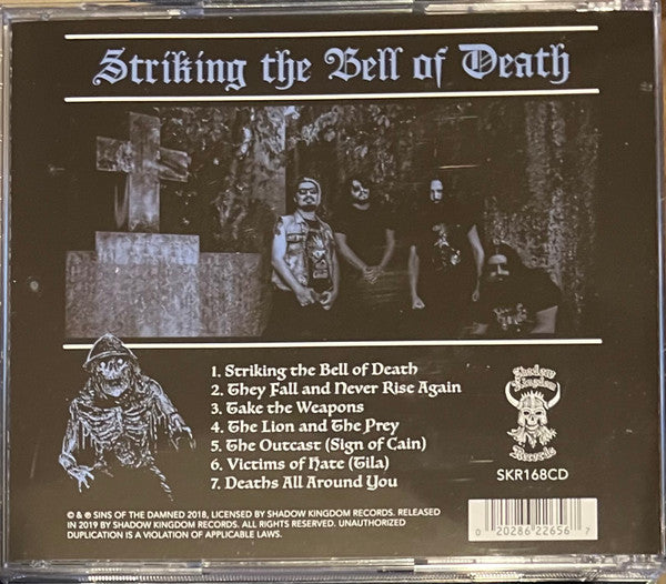 Sins Of The Damned : Striking The Bell Of Death (CD, Album)