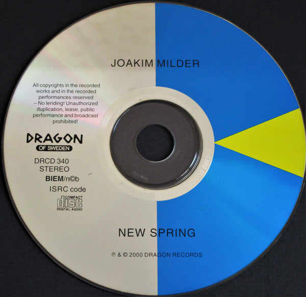 Joakim Milder : New Spring (CD, Album)