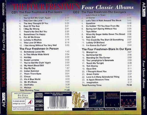 The Four Freshmen : Four Classic Albums (2xCD, Comp, RE, RM)