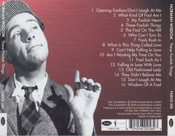 Norman Wisdom : These Foolish Things (CD, Comp)