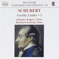 Franz Schubert, Johannes Kalpers, Burkhard Kehring : Schubert: Goethe Lieder 3 (CD, Album)