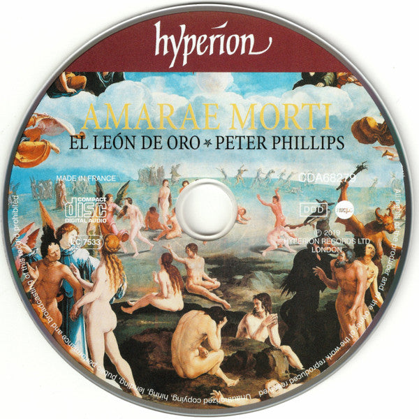 Manuel Cardoso (2), Nicolas Gombert, Roland de Lassus, Cristóbal de Morales, Giovanni Pierluigi da Palestrina, Dominique Phinot, Tomás Luis De Victoria / Peter Phillips (2), El León De Oro : Amarae Morti (CD, Album)